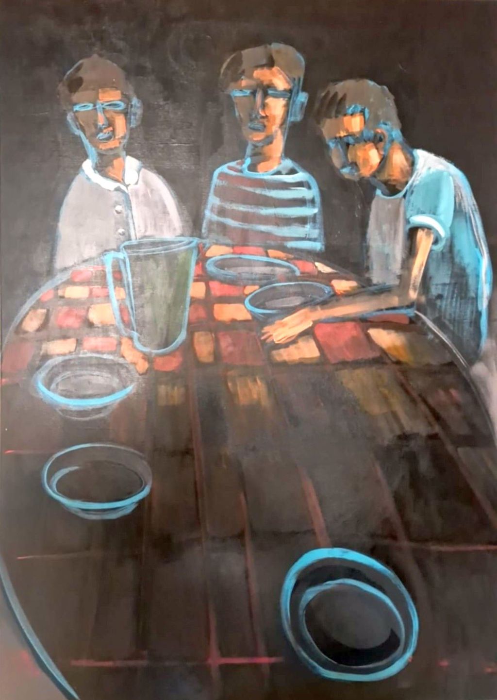 Przy stole, J.&nbsp;Szymański